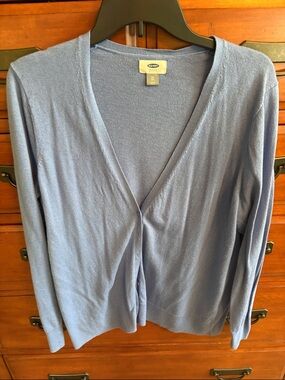 Old Navy Sky Blue V-Neck Button Cardigan